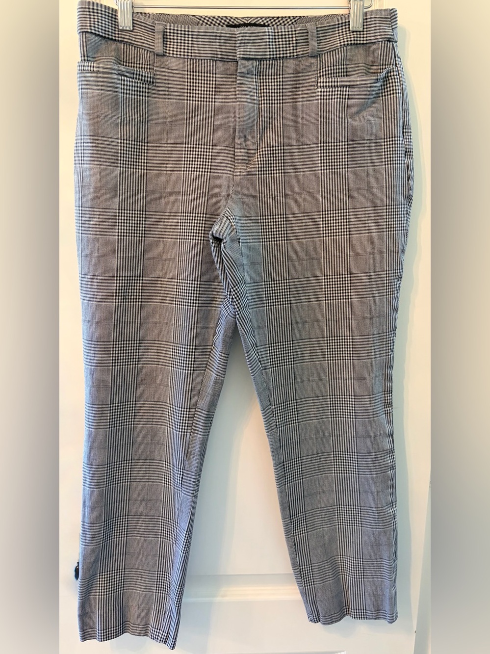 Banana Republic Sloan Gray Plaid Dress Pants